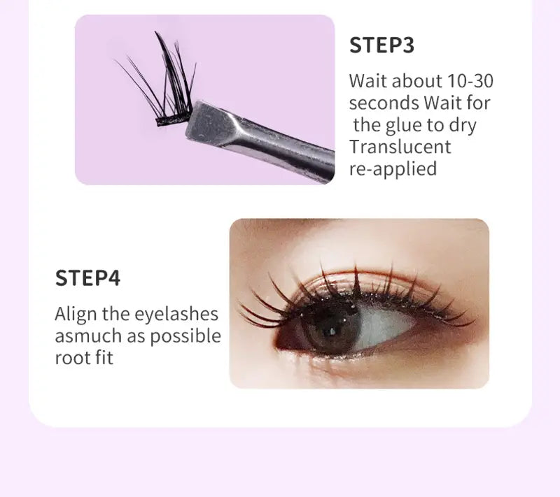 Anime Style Natural Cluster Lashes