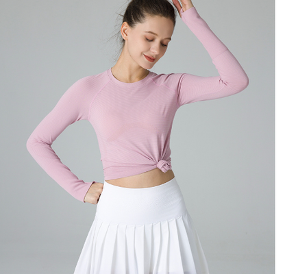 Athletic Long Sleeve Yoga & Running Tee