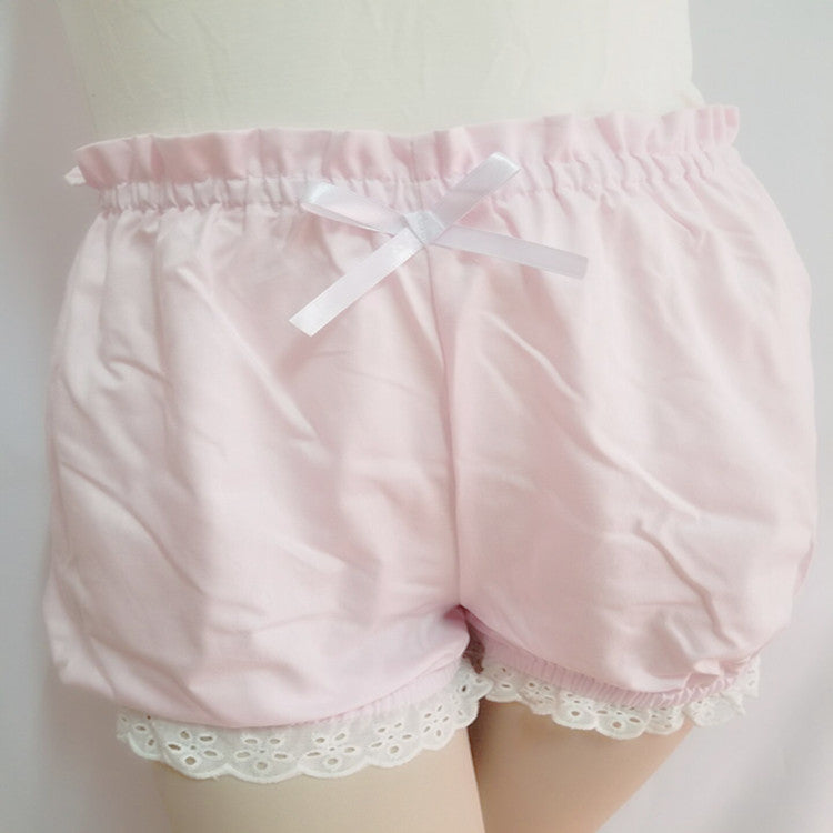 Chic Cotton Lace Pumpkin Shorts