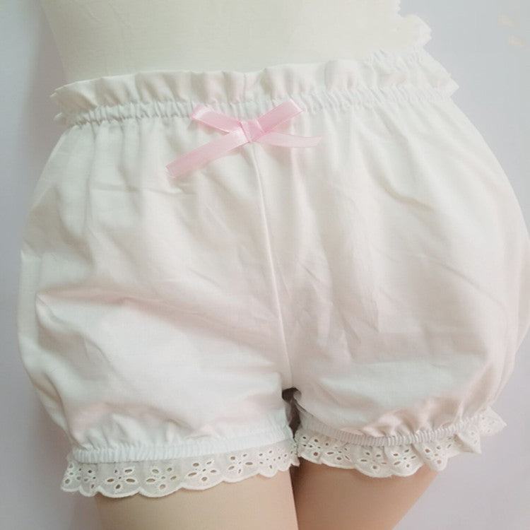 Chic Cotton Lace Pumpkin Shorts