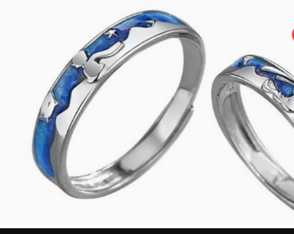 Chic Geometric Silver Rings