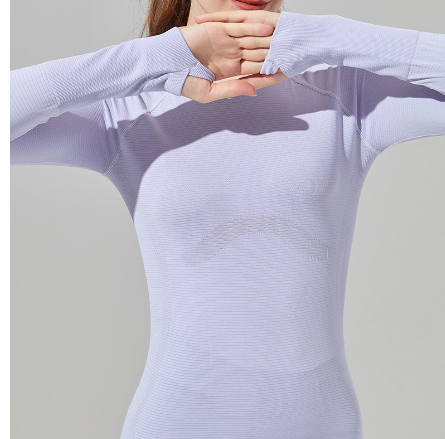 Athletic Long Sleeve Yoga & Running Tee