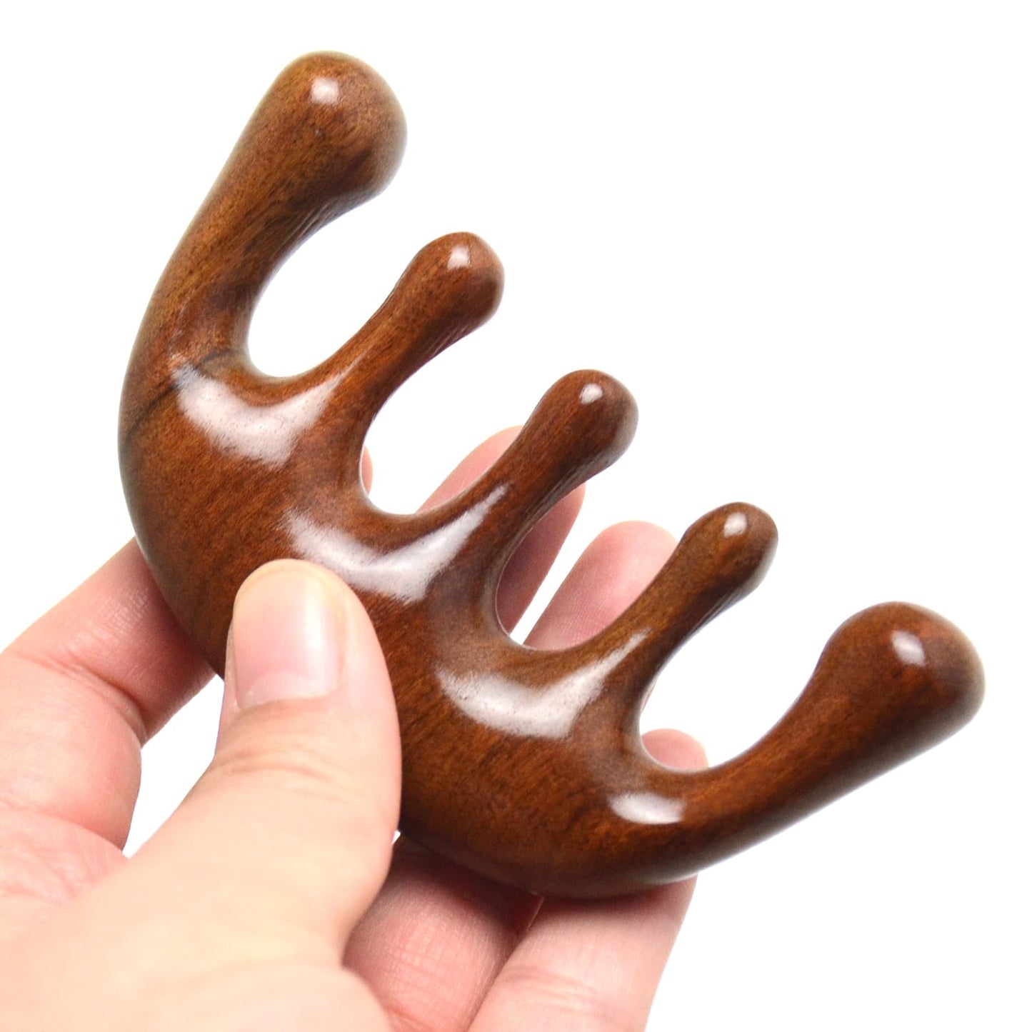 BLUPLE Natural Sandalwood Scalp Massage Comb